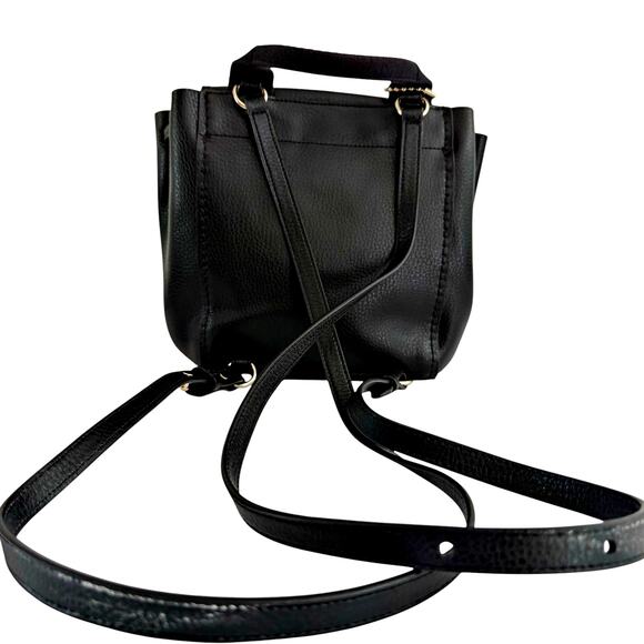 COACH Black Pebbled Leather Derby Backpack F1821 F59819 Daypack main image 9